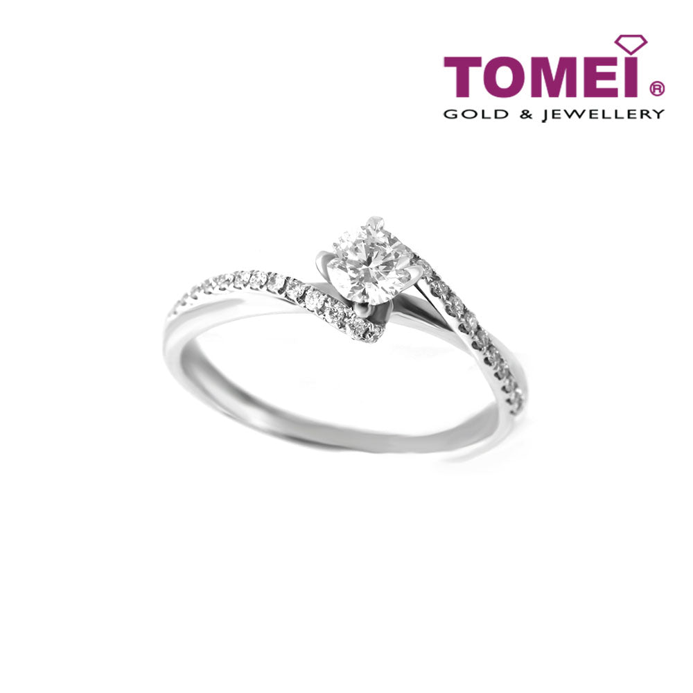TOMEI Ring of Recherch?? with Resplendence, Diamond White Gold 750 (LS-R20527)