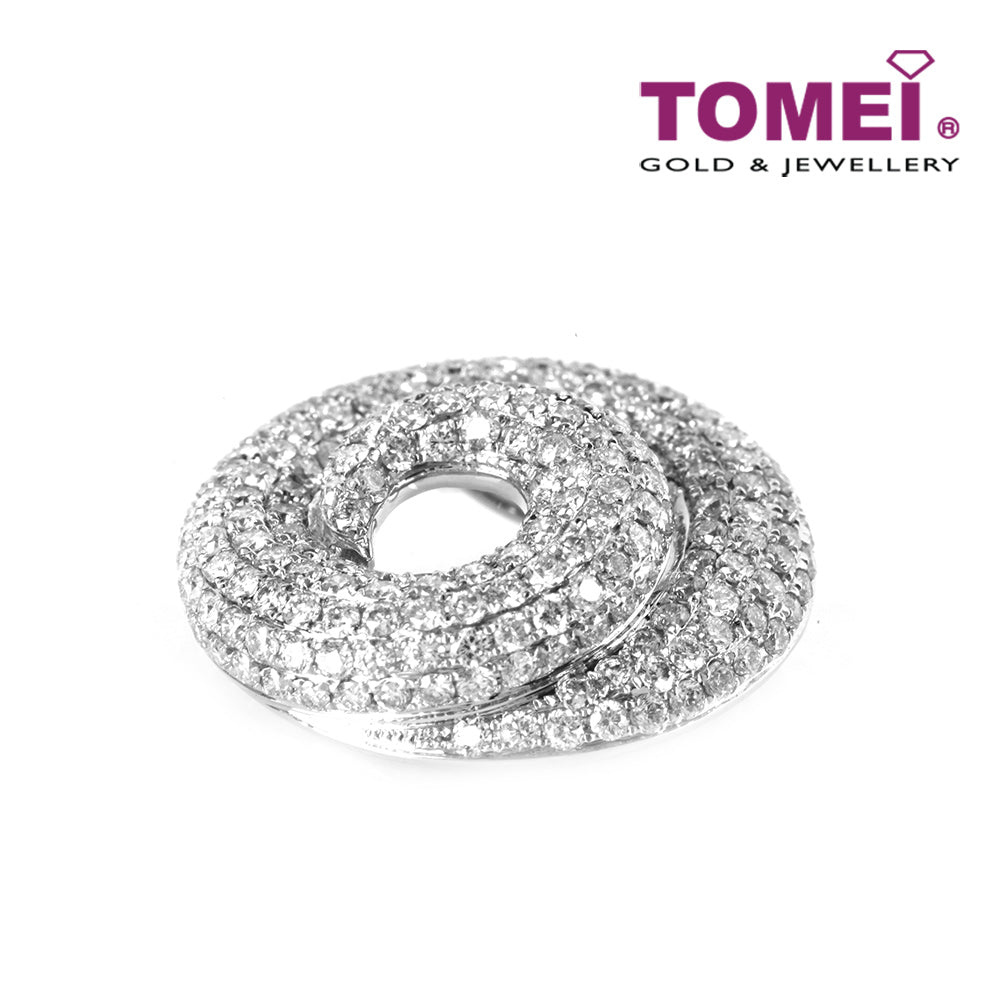TOMEI Pendant, Diamond White Gold 750 (P3853)