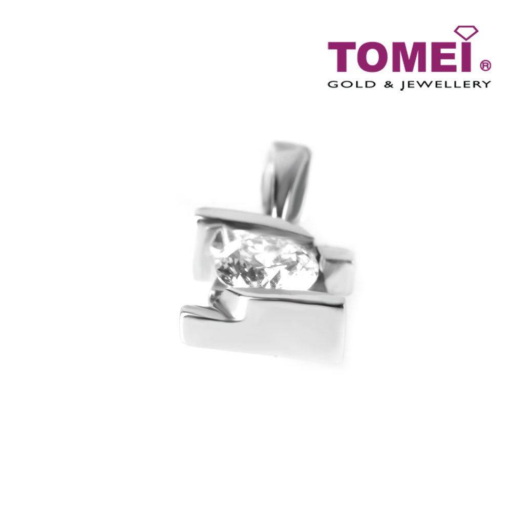TOMEI Pendant, Diamond White Gold 750 (P3180)