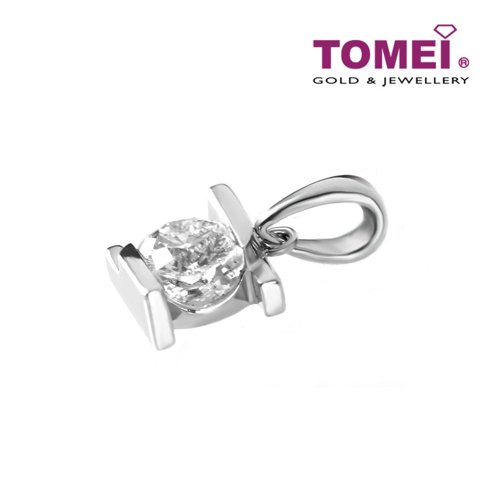 TOMEI Pendant, Diamond White Gold 750 (P3180)