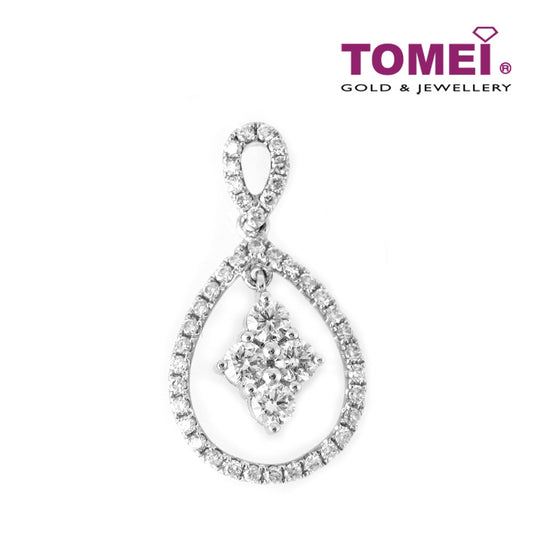 TOMEI Pendant of Candescent Splendour, Diamond White Gold 750 (P4670)