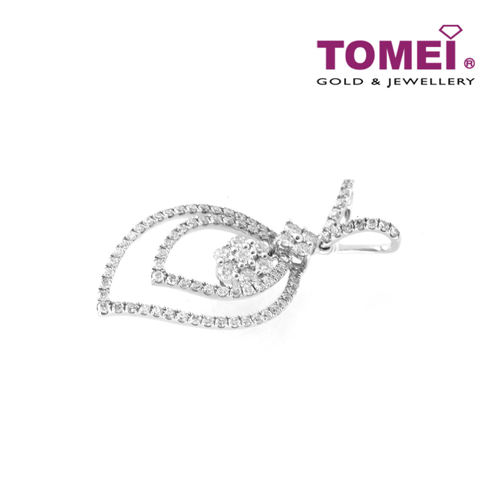 TOMEI Pendant, Diamond White Gold 750 (P3407)