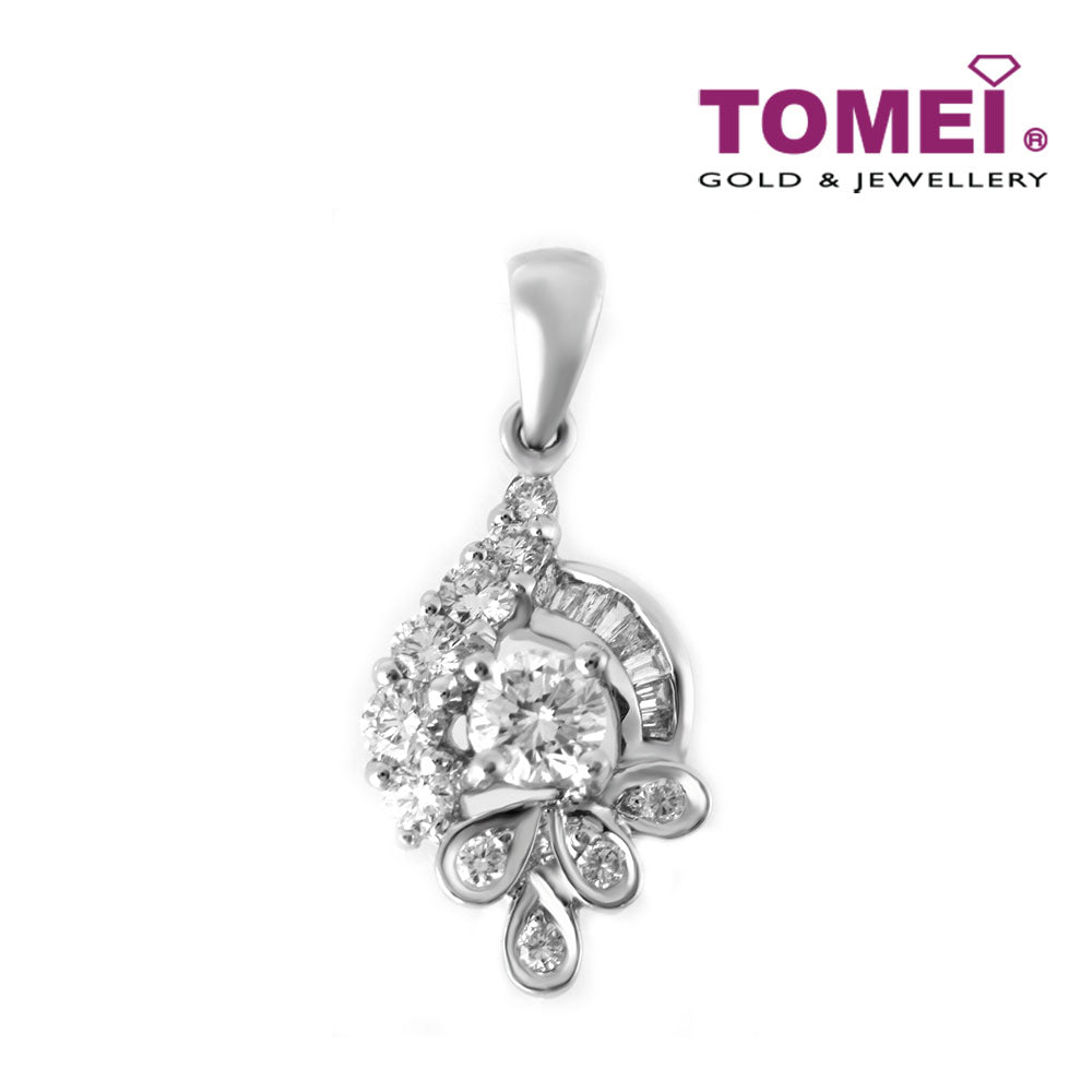 TOMEI Vignette of Sophistication Pendant, Diamond White Gold 750 (DP0101277)