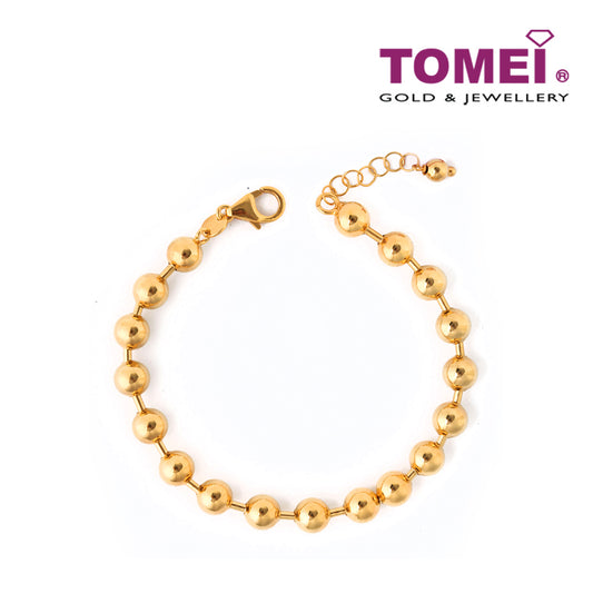TOMEI Bracelet, Yellow Gold 916 (IM-CPL600-BR-1C)