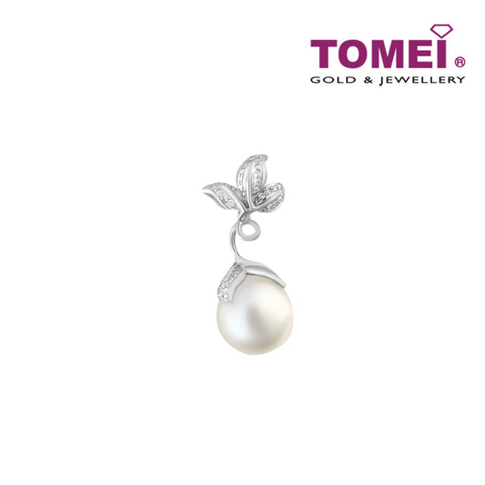 TOMEI Pendant, Diamond Pearl White Gold 750 (P3114)