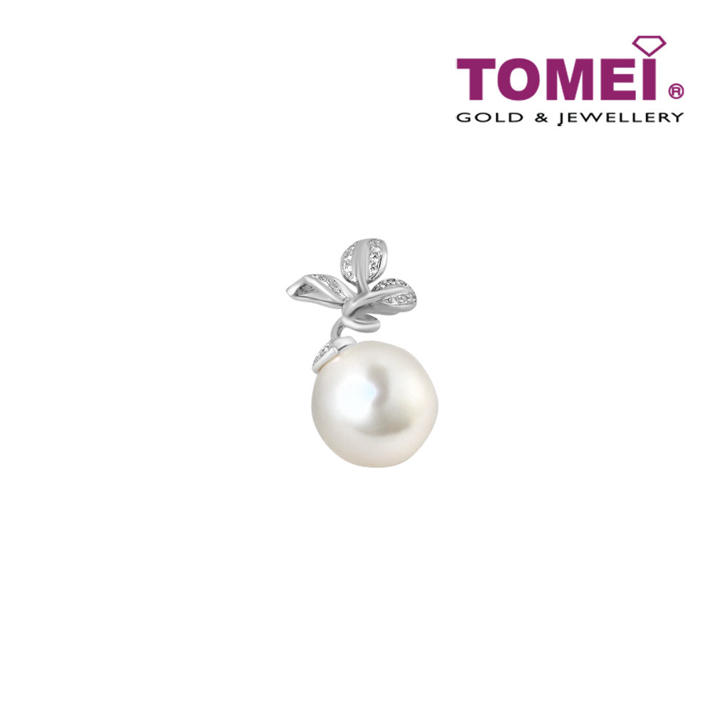 TOMEI Pendant, Diamond Pearl White Gold 750 (P3114)