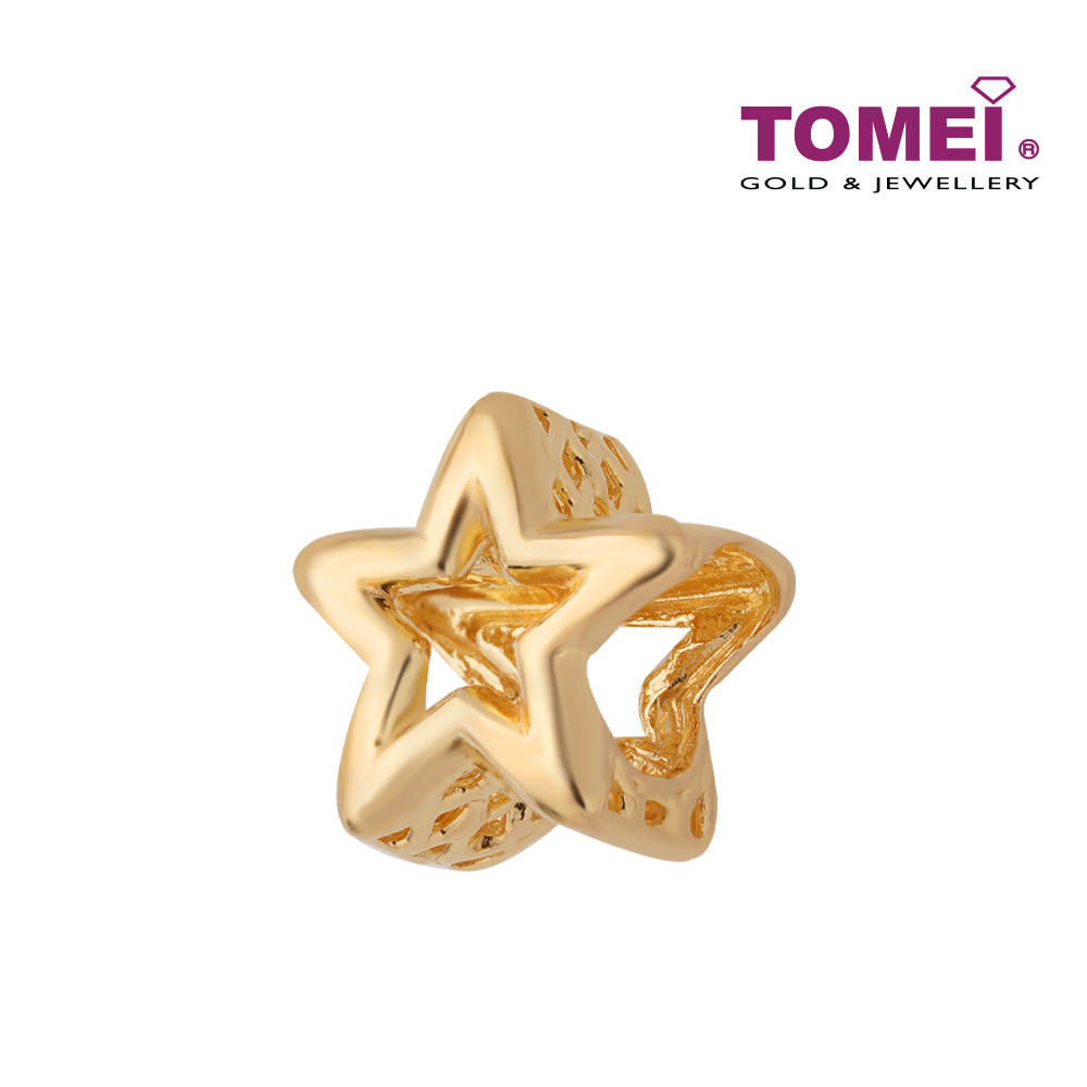 TOMEI Star Charm, Yellow Gold 916