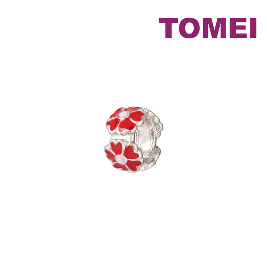 TOMEI Charm Of Petals, White Gold 585