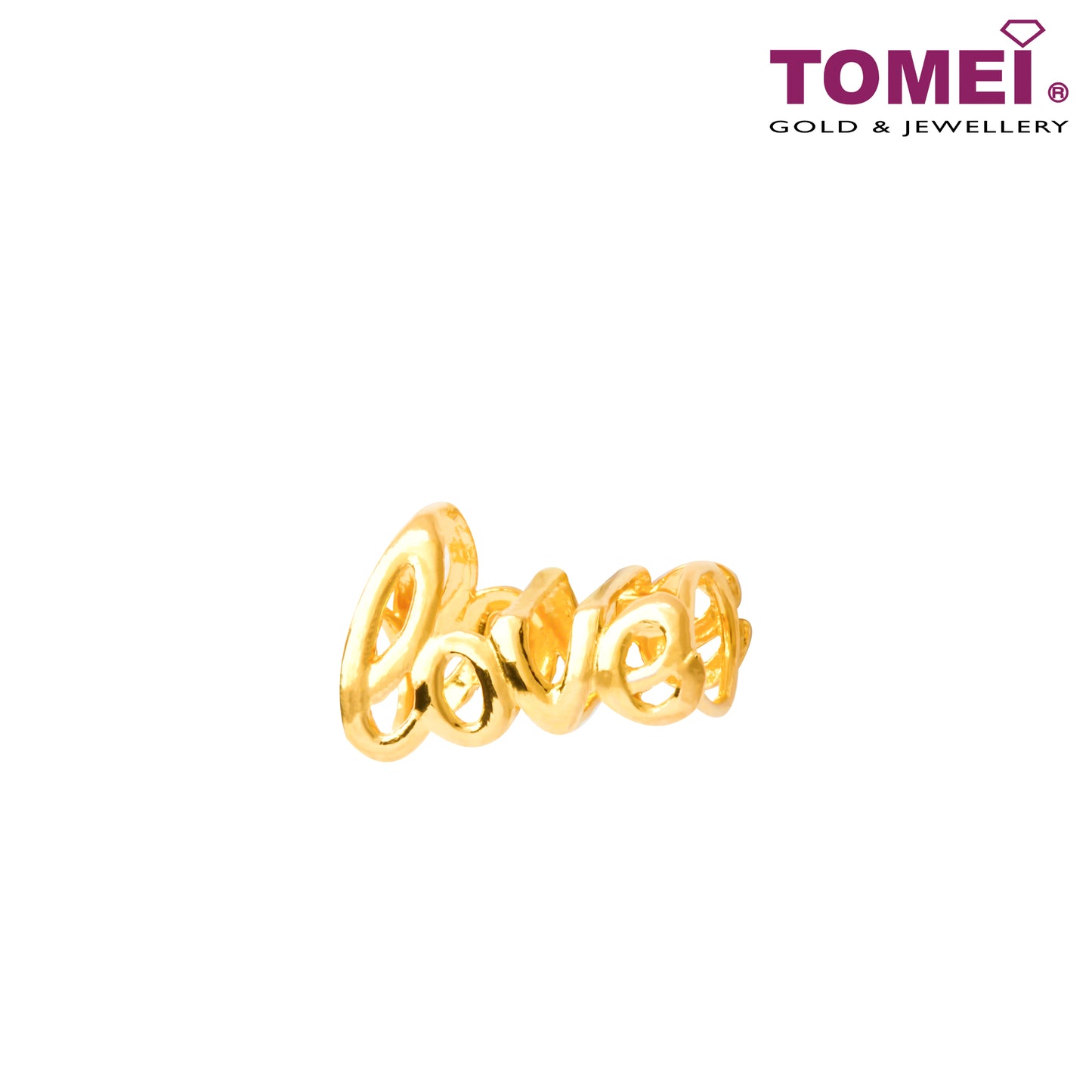 TOMEI LOVE Charm | Yellow Gold 916