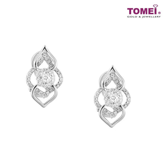 TOMEI Earrings, Diamond White Gold 750 (STE2858)