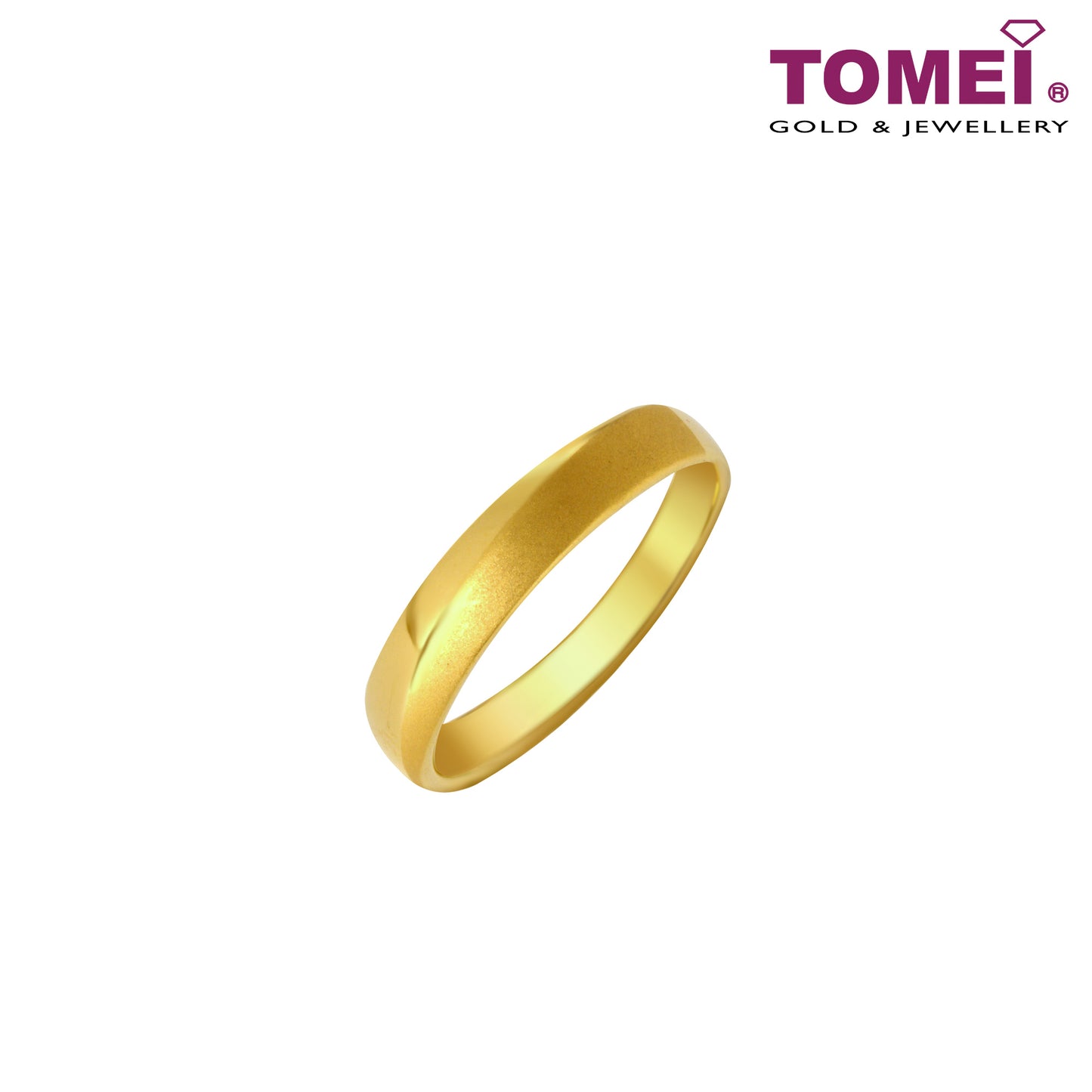 The Red Wedding Series Couple Rings | Tomei 916 (22K) Yellow Gold (XD-YG0241R-M-1C/XD-YG0242R-F-1C)