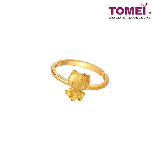 TOMEI x Hello Kitty Ring, Yellow Gold 916