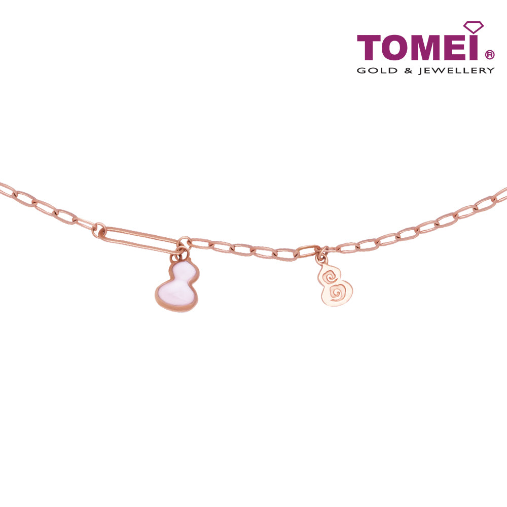 TOMEI Rouge Collection, Nacre Hulu Bracelet, Rose Gold 750