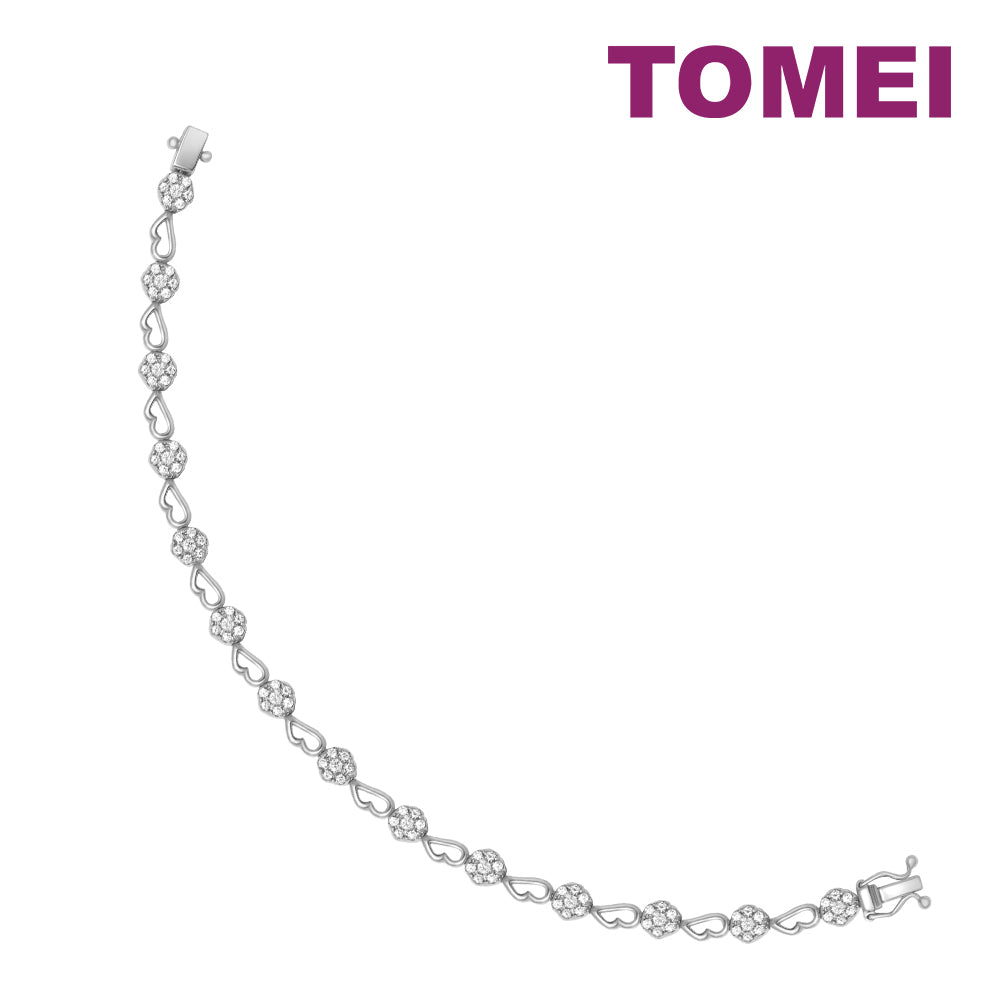 TOMEI Bracelet, Diamond White Gold 750 (B0711)