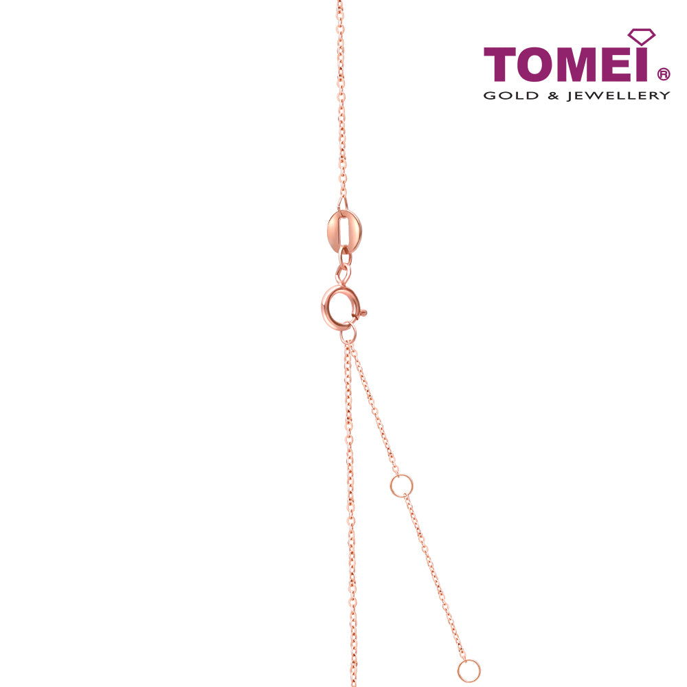 TOMEI Rouge Collection, Smiley Necklace Rose Gold 750
