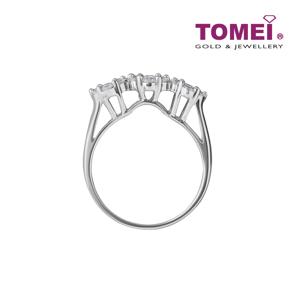 TOMEI Diamond Ring White Gold 750