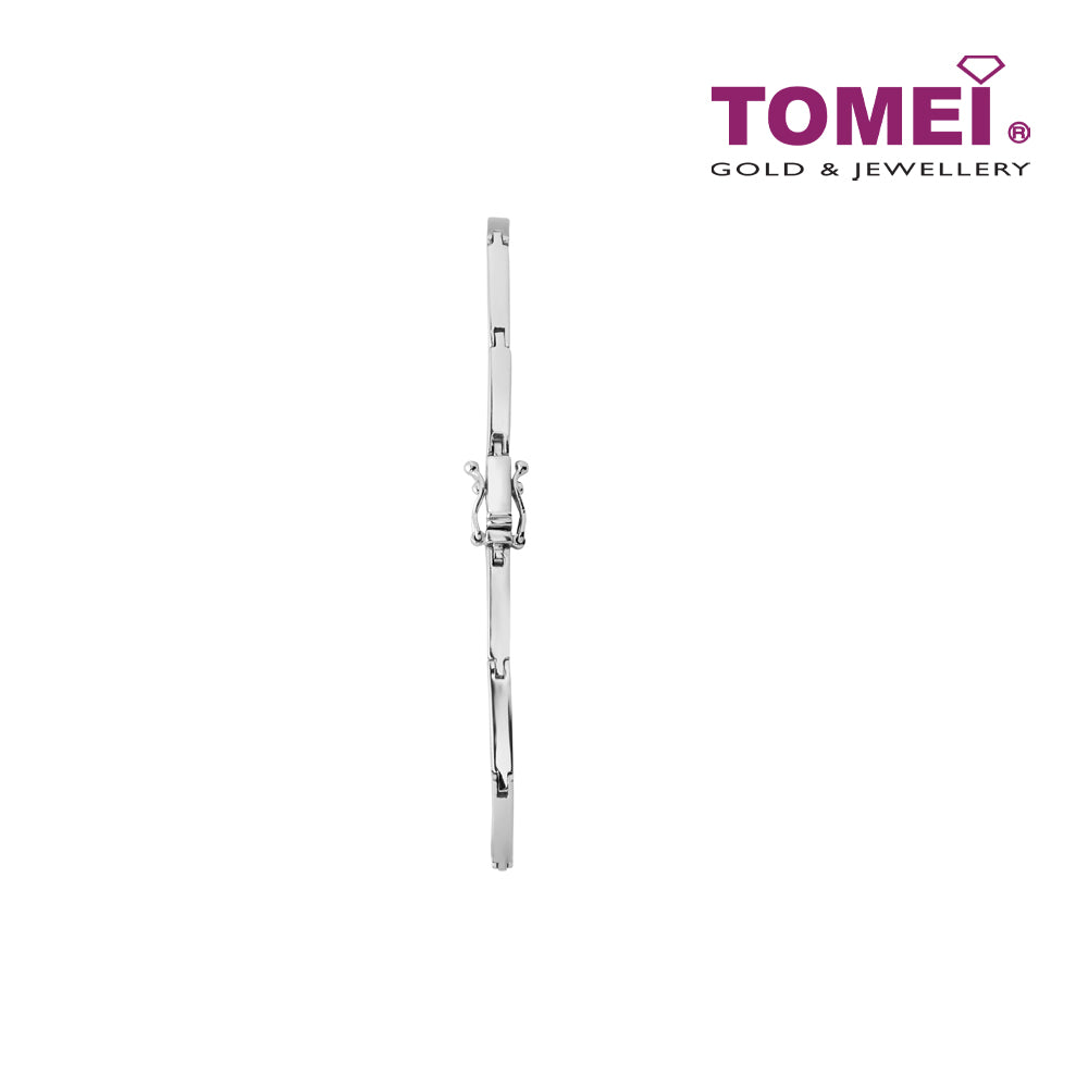 TOMEI Tower Collection, Diamond Bracelet White Gold 375