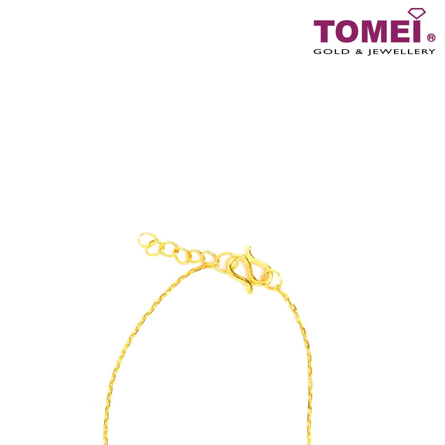 [TOMEI Online Exclusive] Triangle Minimalist Expandable Bracelet, Yellow Gold 999