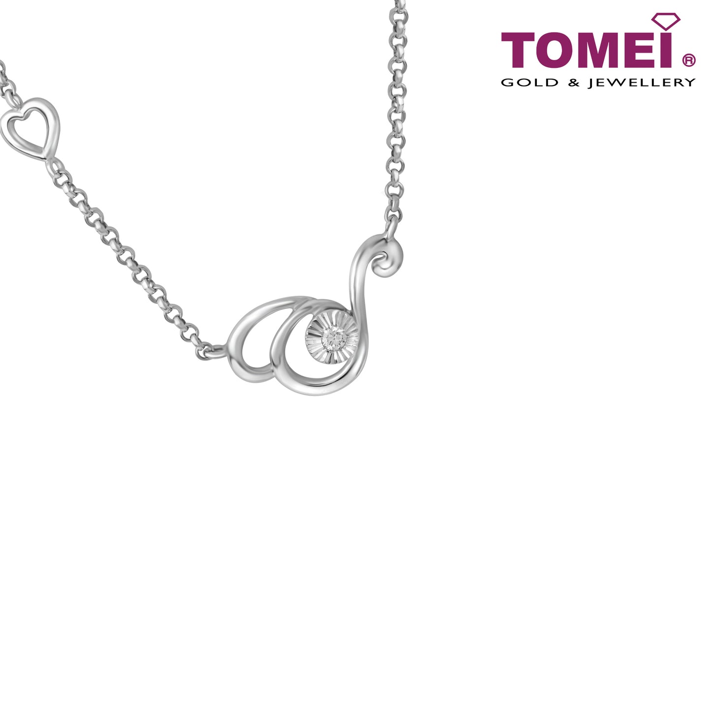 TOMEI Twinkle in My Eye Diamond Necklace (B0990)