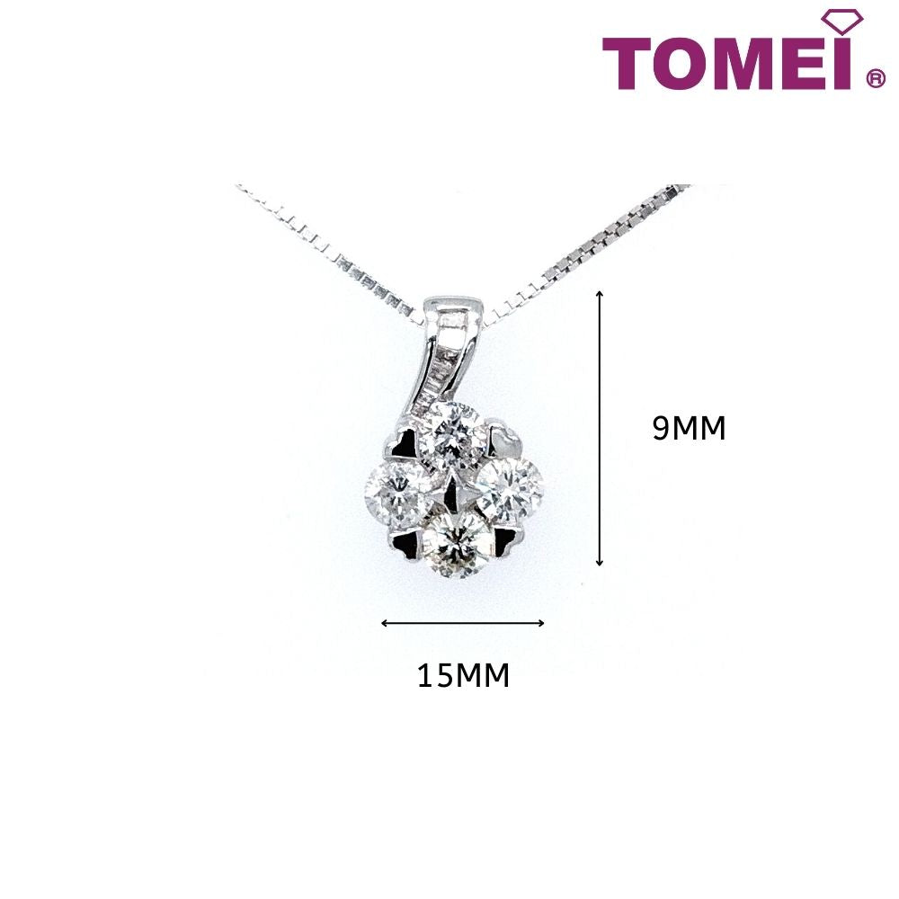TOMEI Scintilla of Spellbinding Effulgence Pendant, Diamond White Gold 750 (DP0101255)
