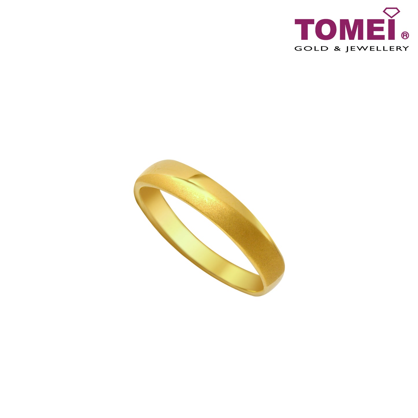 The Red Wedding Series Couple Rings | Tomei 916 (22K) Yellow Gold (XD-YG0241R-M-1C/XD-YG0242R-F-1C)