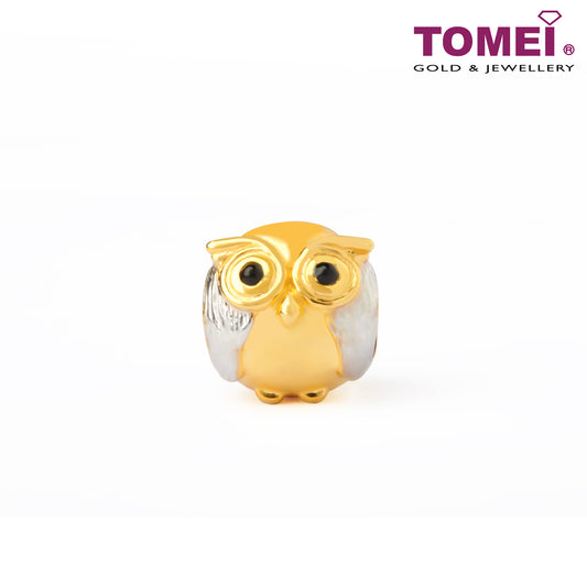 Owl Charm | Tomei Yellow Gold 916 (22K)