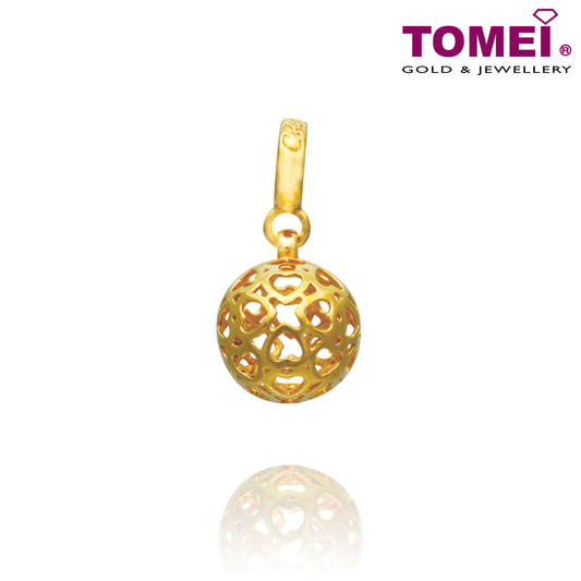 TOMEI Dangling Ball Chomel Charm | Light of My Life | Yellow Gold 916