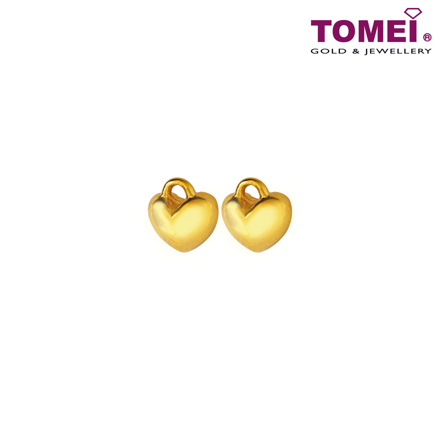 Fête with Love and Joy Earrings | Tomei Yellow Gold 916