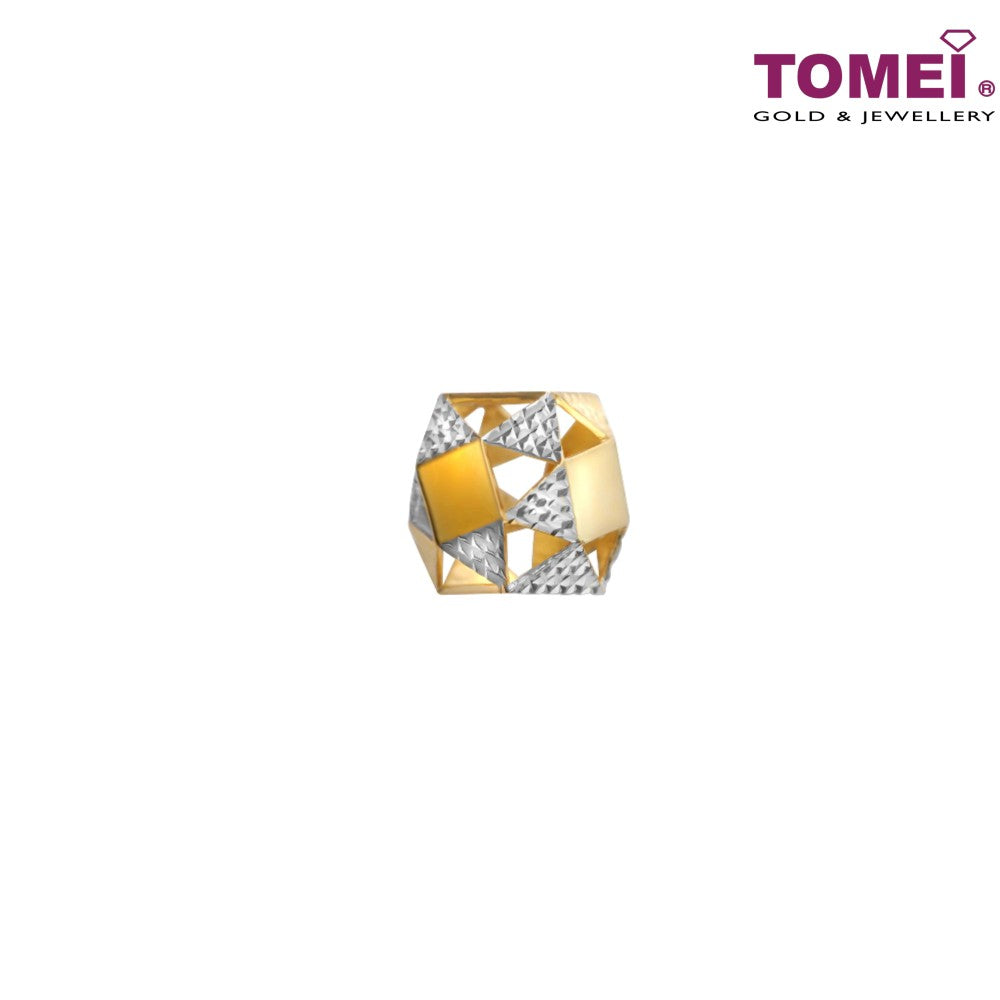 TOMEI Splendent in Symmetry Charm, Yellow Gold 916