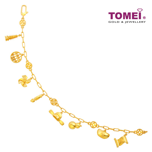TOMEI The Glorious Culture Bracelet, Yellow Gold 916