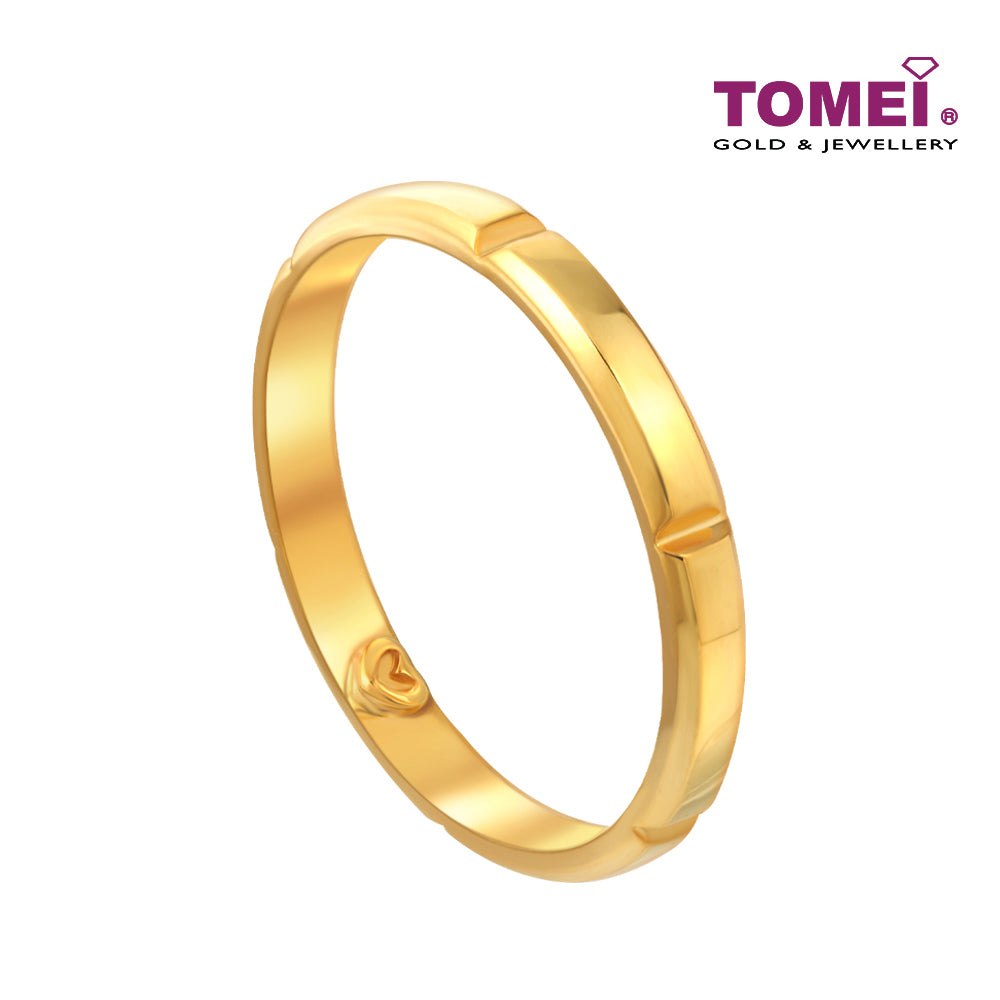 TOMEI Forever Love Couple Rings (For Her), Yellow Gold 916
