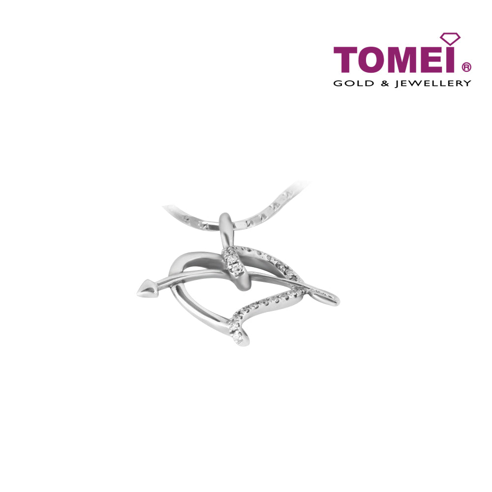TOMEI Pendant Set, Diamond White Gold 375 & 585 (P5485)