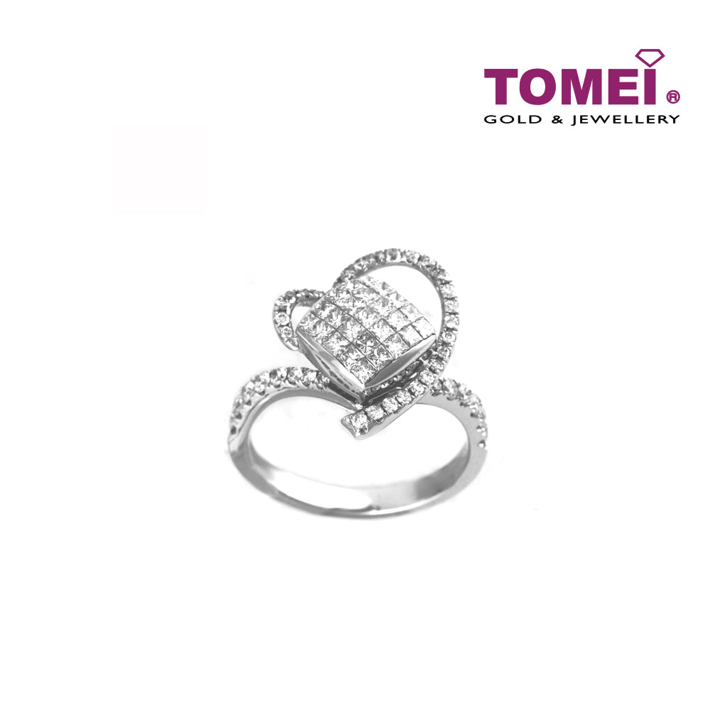 TOMEI Ring, Diamond White Gold 750 (R-CR3458W)