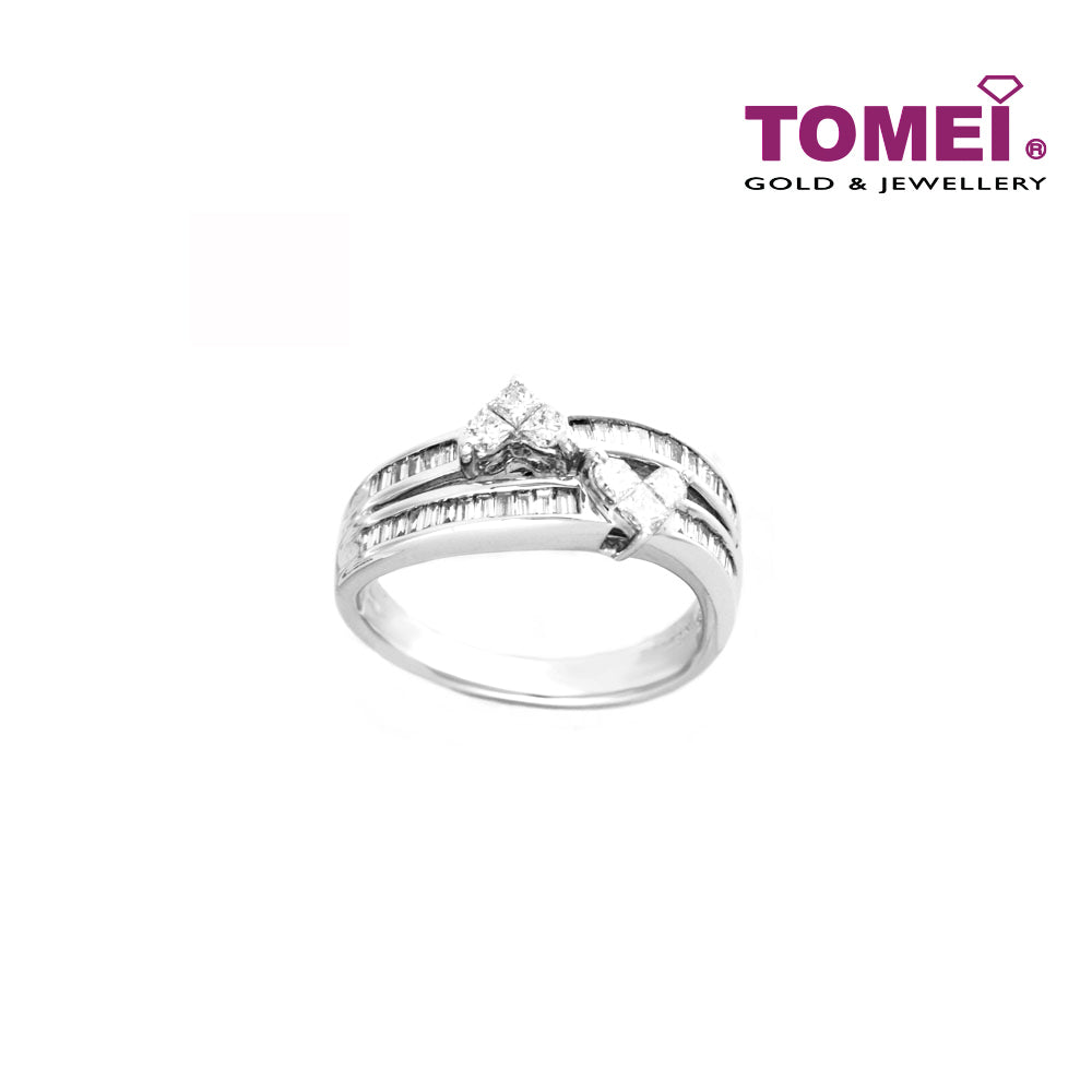 TOMEI Ring, Diamond White Gold 750 (DO0004068)