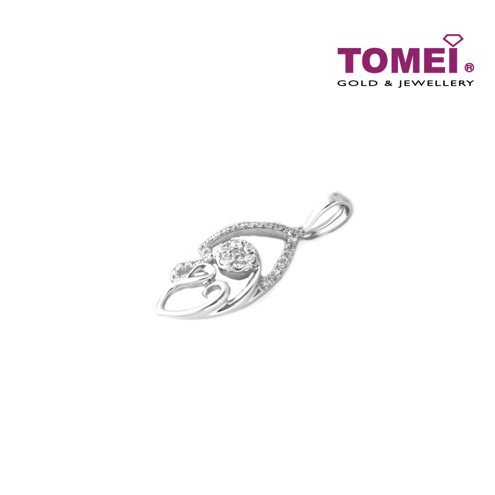 TOMEI Pendant, Diamond White Gold 750 (P4383)