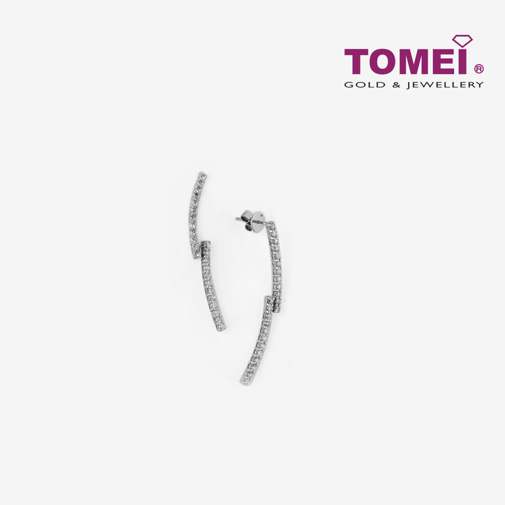 TOMEI Conisha Earrings, Diamond White Gold 750 (DQ0055753)