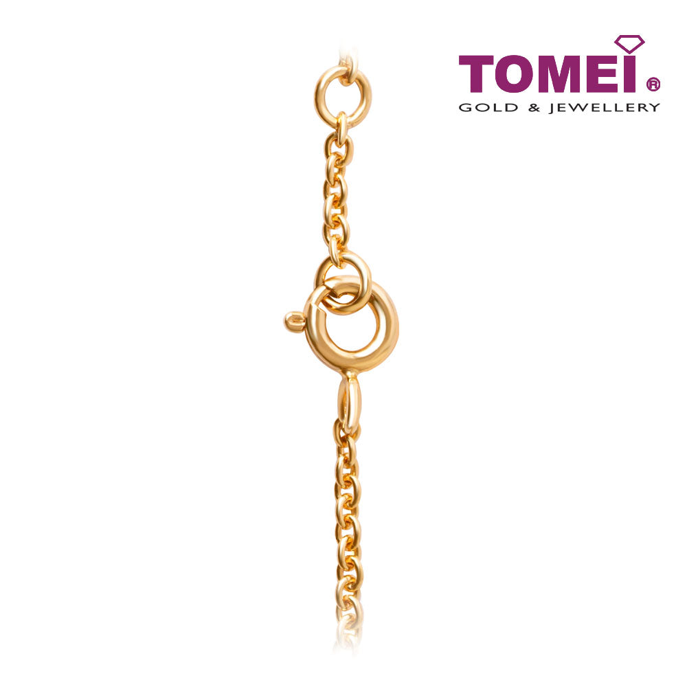 TOMEI Rainbow Unicorn Bracelet, Yellow Gold 916