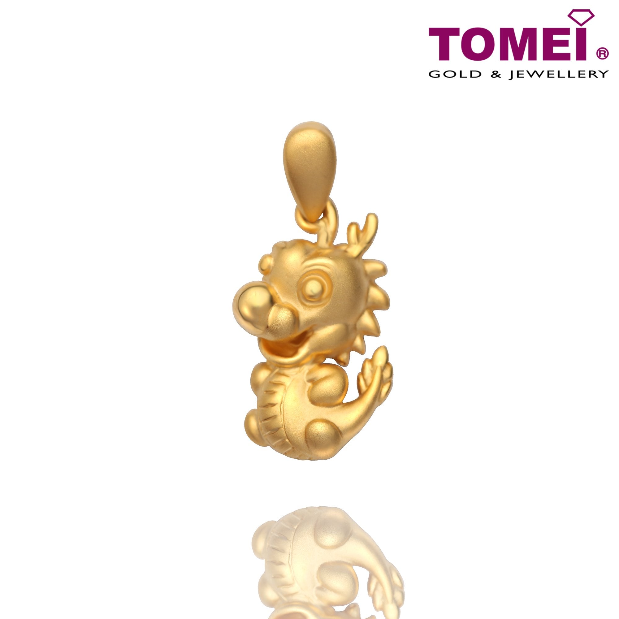 TOMEI Sweet Blessings Dragon Pendant, Yellow Gold 916 – eTomei.com ...