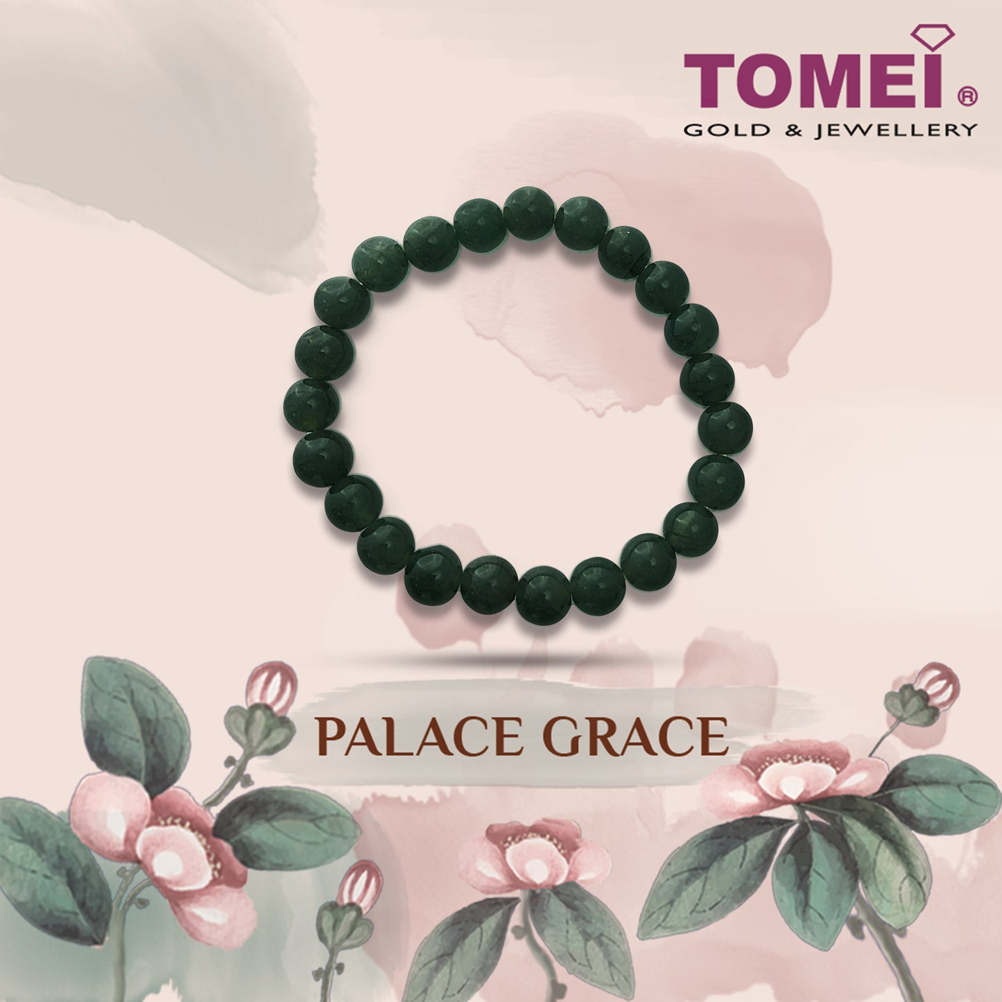 Palace Grace Green Jade Bracelet | Tomei Jade (JM1-XX)