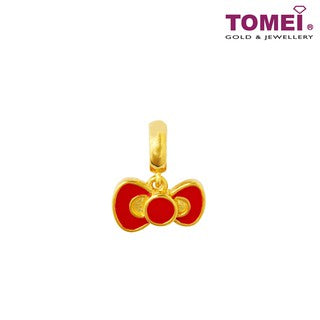TOMEI x Hello Kitty with Cutie Red Bow Charm, Yellow Gold 916 (HK-YG0582P-EC-2.12G)