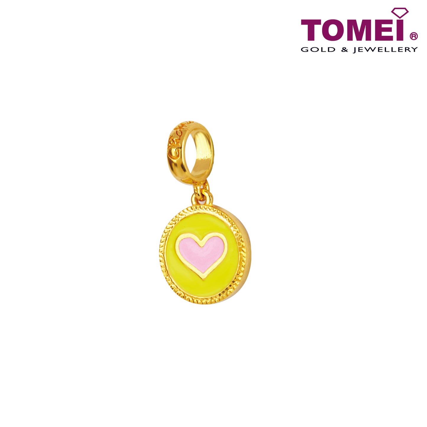 [TOMEI Online Exclusive] Love Medal Charm, Yellow Gold 916