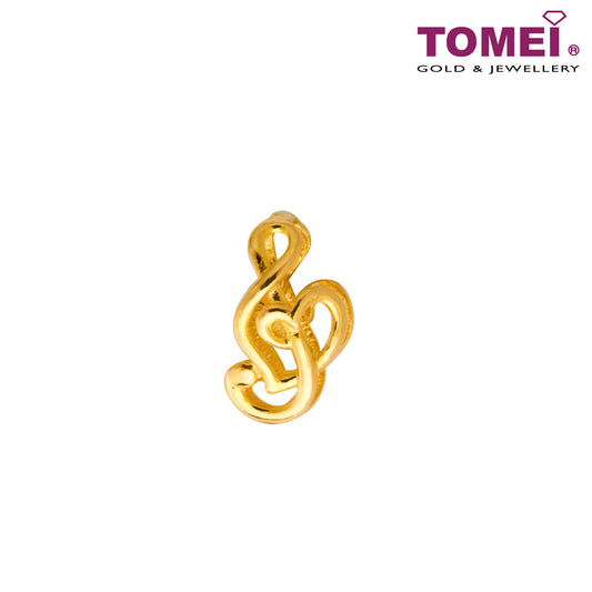 TOMEI Love Song Charm | Tomei Yellow Gold 916 (22K