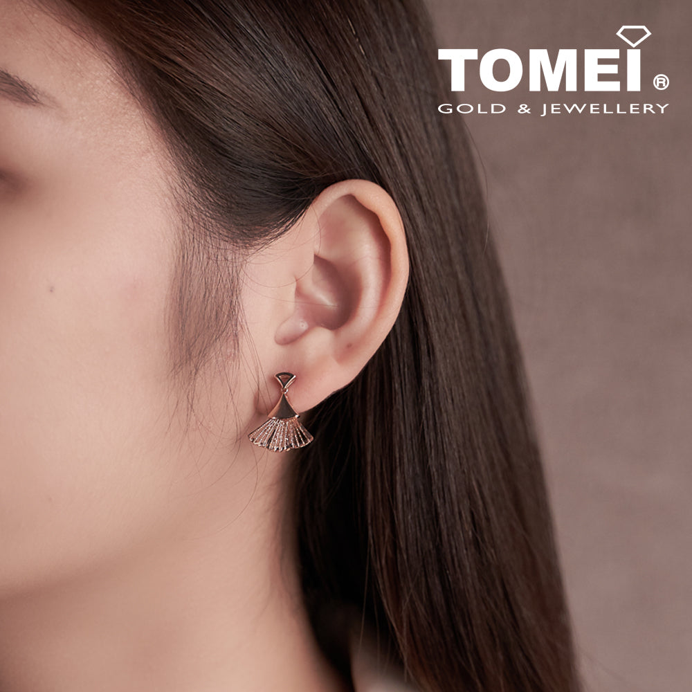 TOMEI Spectacle of Sensations Earrings, Rose Gold 750