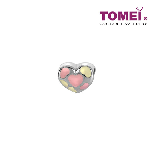 Conspicuously Loving and Romantic Charm | Tomei White Gold 585 (14K) (P5817)