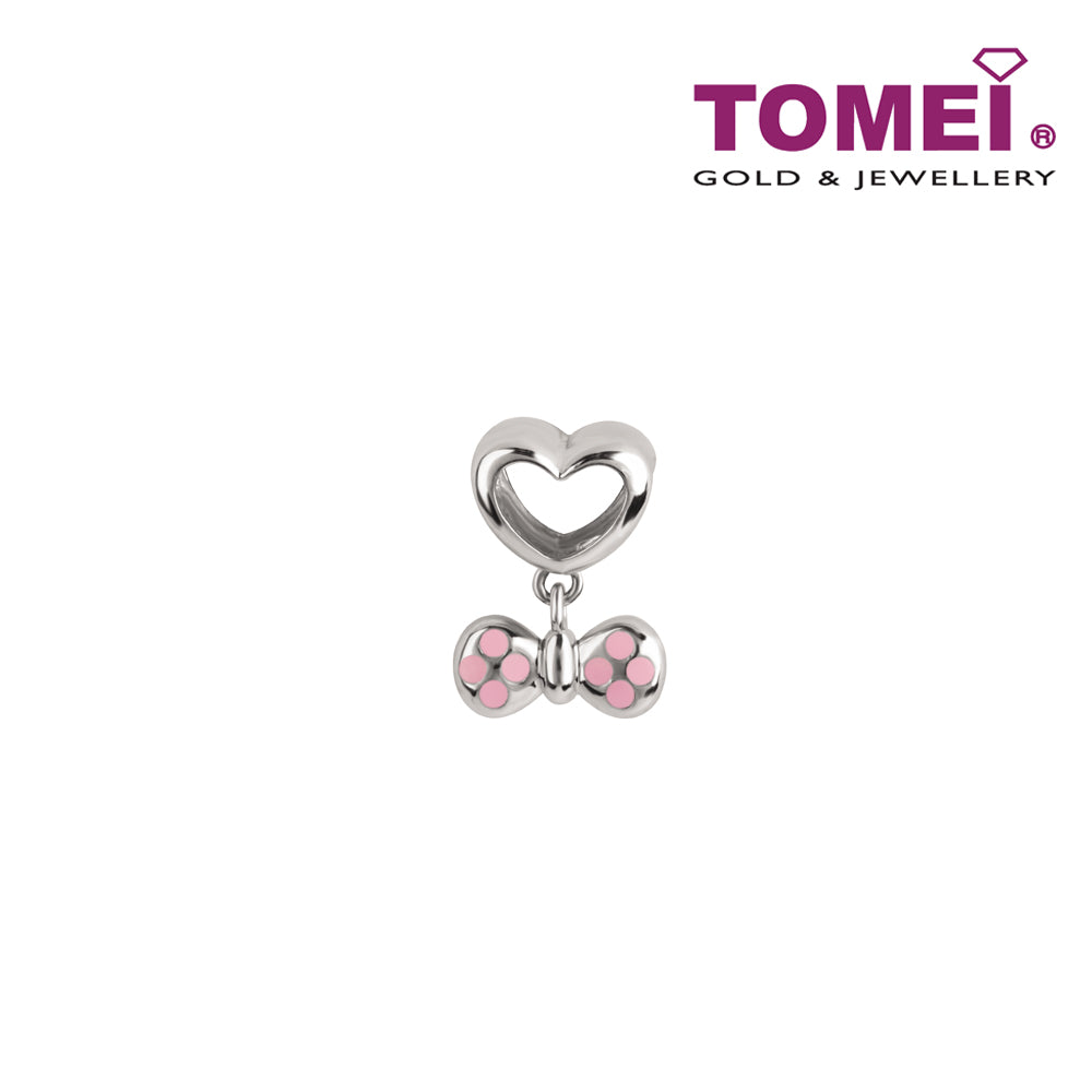 Charm of Sprinkles in Pink Ribband | Tomei White Gold 585 (14K) (P5870)