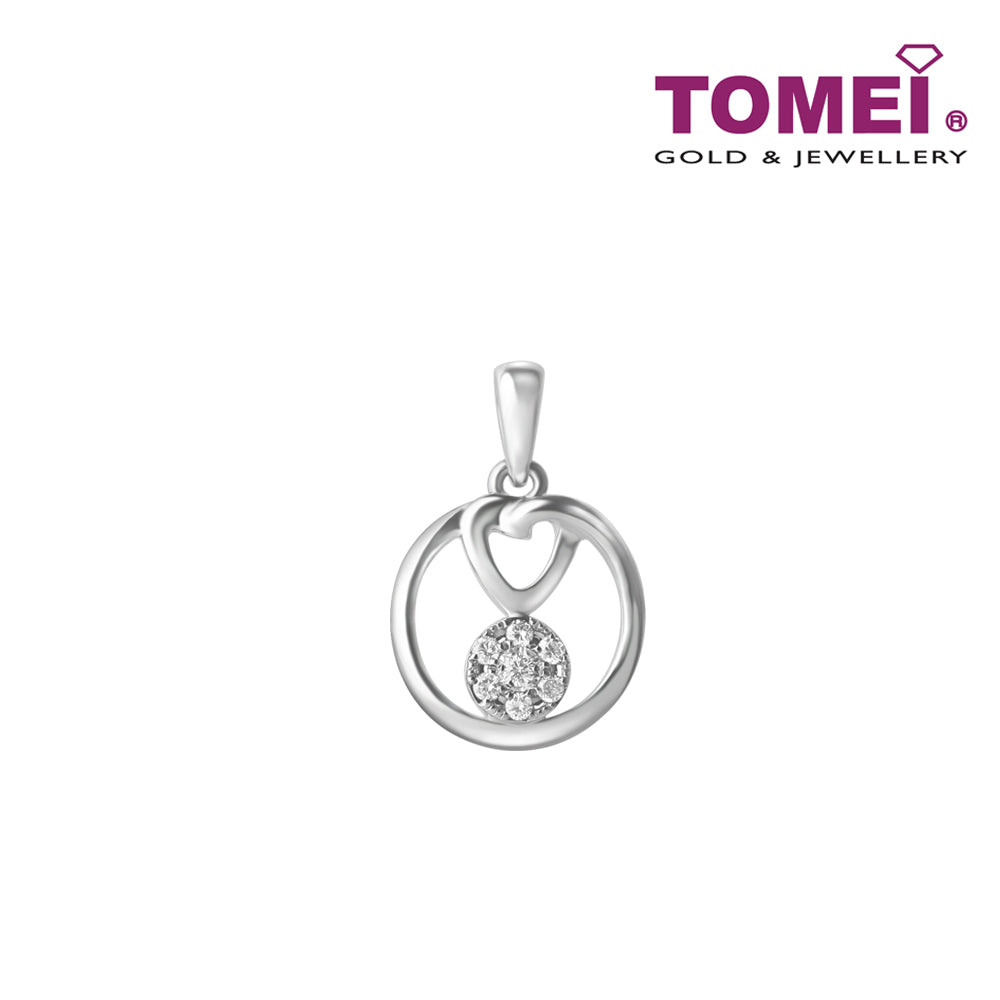 TOMEI Diamond Pendant Set I White Gold 585 (14K) (P6157)