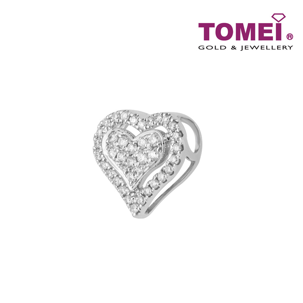 TOMEI Diamond Pendant Set I White Gold 585 (14K) (P6182)