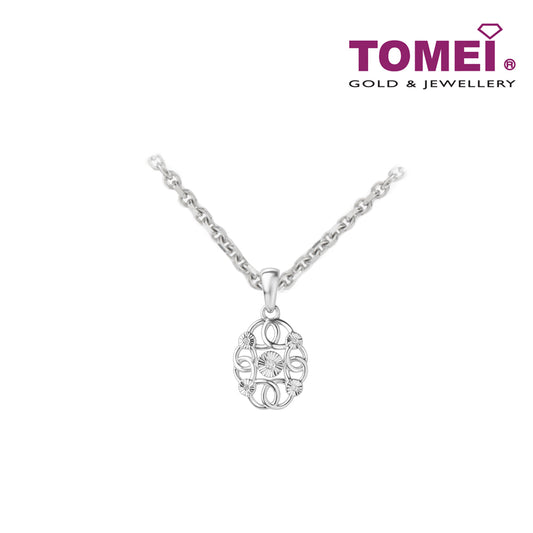 TOMEI Diamond Pendant Set I White Gold 585 (14K) (P6204)