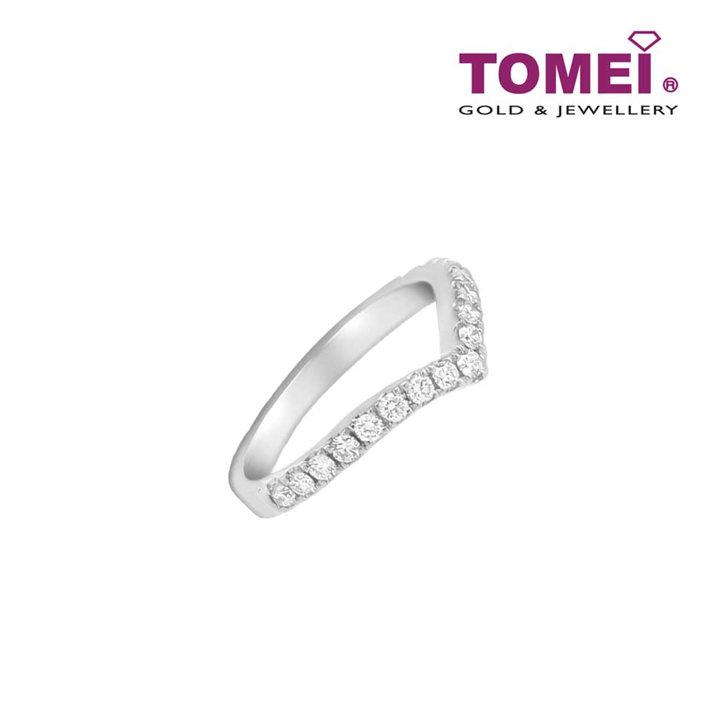 TOMEI EB Evermore Couple Rings I White Gold 750 (EBE-R4821/EBE-R4864)