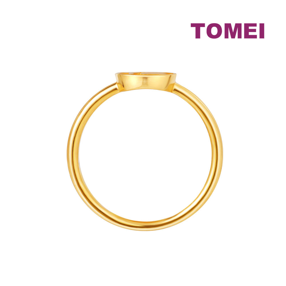 TOMEI Leap Lunar Month Limited Edition, Auspicious Ring, Yellow Gold 916